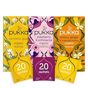 Pukka Thee Support Bundel – 60 zakjes – 3 smaken x 20 zakjes