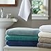 Amazon Brand – Pinzon 6 Piece Pima Cotton Bath Towel Set - Spa Blue