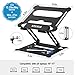 Adjustable Laptop Stand, FYSMY Ergonomic Portable Computer Stand with Heat-Vent to Elevate Laptop, 13 Lbs Heavy Duty Laptop Holder Compatible with MacBook, Air, Pro All Laptops (Black)thumb 1