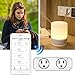 WiFi Smart Plug socket for use with Alexa Echo/Google Home/IFTTT, OUKITEL dual mini smart socket, remote control, timer, no hub required, ETL Listed-2 Pack