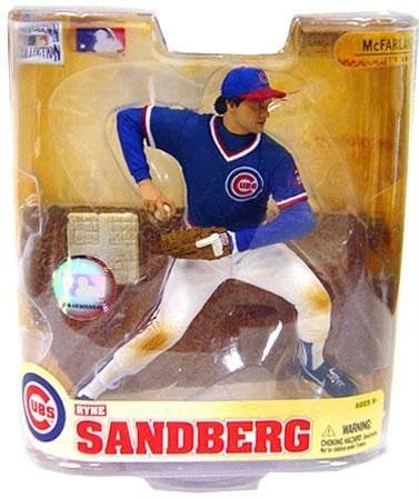 Cooperstown Collection Series 5 MLB Ryne Sandberg Chicago Cubs Second Baseman Baseball Player Action Figure (Blue Shirt Variant)