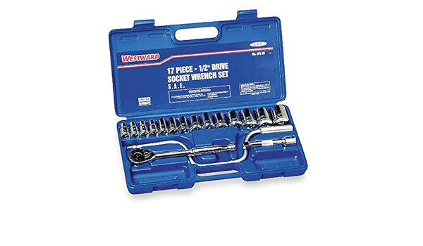 Westward 4pl90 Socket Set 17 Pieces Drive Sockets Amazon Com Industrial Scientific