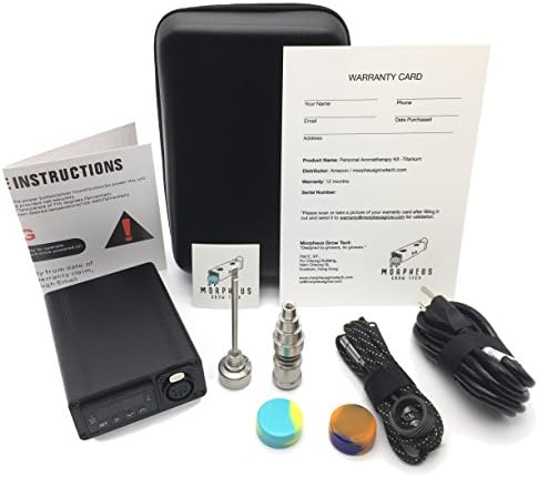 Morpheus Grow Tech Aromatherapy Oil Original Digital Pid Temperature Controller Plus Accessories - Complete Kit With Portable Bag