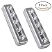 Tap Closet Lights,One Touch Light,5-led Touch Tap Light,Stick-on Anywhere Push Light,Cordless Touch Sensor LED Night Light,Battery Operated Stair Safe Lights,2 Pack