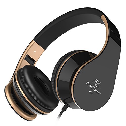 Sound intone headphones with microphone and in-line volume contro…