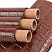 LINSISYH Cigar Cases, Leather Embossed 3 Cigar Tube Holder with Premium Cigar Cutter Set