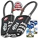Luggage Locks TSA Approved Travel Lock - 2 Pack - Free Suitcase Tags