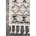 nuLOOM Vasiliki Moroccan Shag Tasseled Area Rug, 6' 7' x 9', Off-white