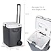 Rockpals 30 Quart Electric Cooler/Warmer on Wheels & Handle, Portable Iceless 12V Thermoelectric Plug In Cooler Chiller for Truck, Car, RV, SUV, Home, Office, Travel, Camping, Beach