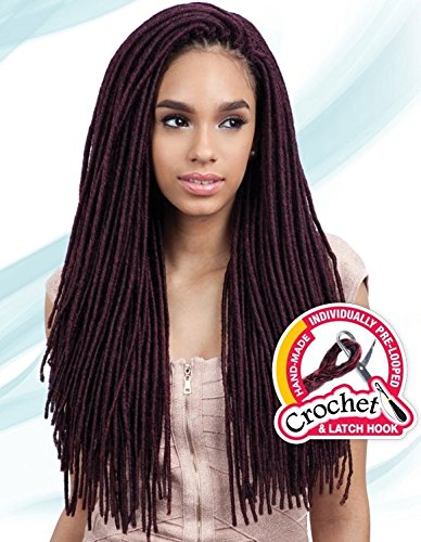 2X MEDIUM SOFT FAUX LOC 20