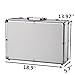 Aluminum Tool Box Silver Equipment Tool Case with Pre-Scored Foam Insert