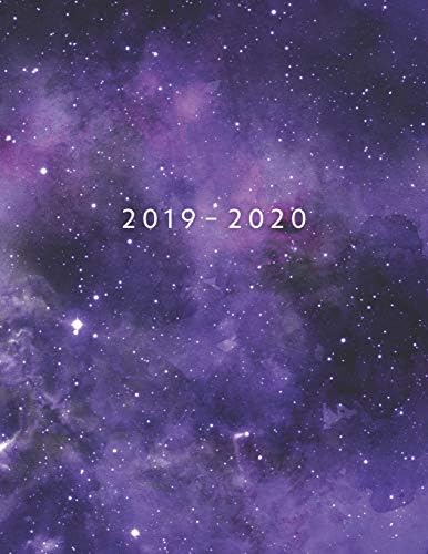 2019 - 2020: Weekly Planner Starting June 2019 - May 2020 | Week To View With Hourly Schedule | 8.5 x 11 Dated Agenda | Appointment Calendar | Organizer Book | Purple Universe Paperback – May 2, 2019