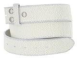 Vintage Look Distressed Leather Strap Belt Snap on for Buckles