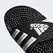 adidas Adissage Slides Sandal, Core Black/White/Black, 4 US Unisex Big Kid