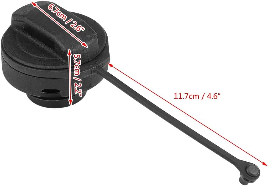 Fuel Tank Cover-Nikou Petrol Diesel Cap Fuel Oil Tank Cover for VW Passat Aodi A4 A6 A8 1J0201550A - Image 3