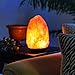 Unilamp Himalayan Salt Lamp, Natural Himalayan Crystal Salt Light with 3 Bulbs, Salt Rock Lamp Hand Carved Salt Light with UL-Approved for Air Purifying, Lighting and Decoration(10 inch, 7-11 lb)