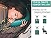 TREKOLOGY Ultralight Inflating Travel/Camping Pillows - Compressible, Compact, Inflatable, Comfortable, Ergonomic Pillow for Neck & Lumbar Support and a Good Night Sleep While Camp, Backpacking