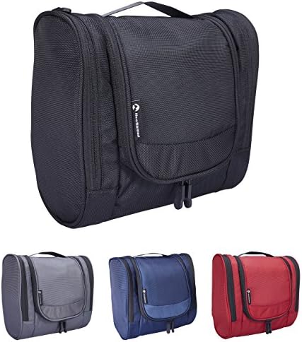 NewNomad Hanging Toiletry Bag for Men and Women, Water Resistant Toiletry Kit