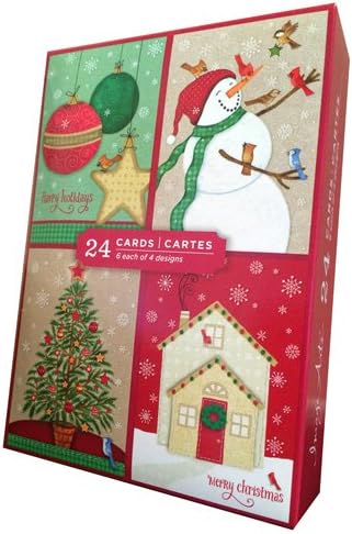 Traditional Assortment - Image Arts Box of 24 Christmas Cards