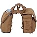 Cashel Quality Deluxe Medium Horse Saddle Pommel Horn Bag, Insulated Padded Pockets, Two Water Bottle Pockets, Camera or Cell Phone Pocket, 600 Denier Material, Size: Medium Color: Brown