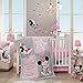 Lambs & Ivy Disney Baby Minnie Mouse Plush Stuffed Animal Toy, Black