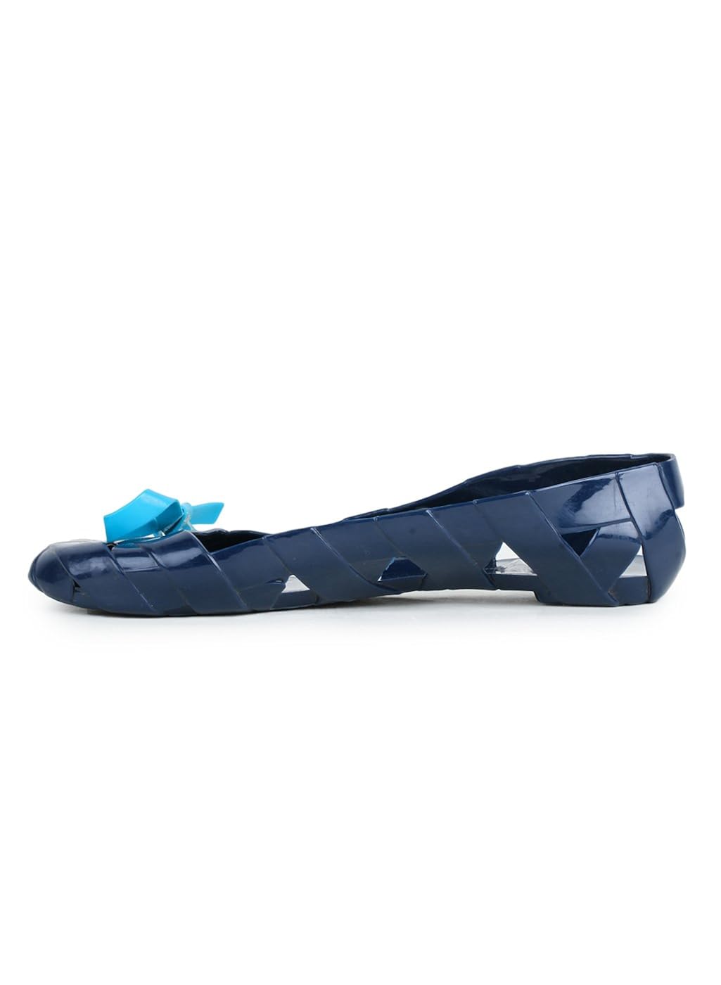 bruno manetti women (a-2) navy women plastic ballerinas