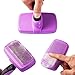 BENCMATE Self Cleaning Slicker Brush Pet Grooming Brush for Dogs and Cats, Removes Shedding Loose Hair Tangled Matted Fur with Ergonomic Handle