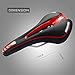 West Biking 0.79lb Mountain Bike Saddle Silica Gel MTB Road Bicycle Seat Black Blue Yellow White Red 27x14.5cm