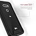 Zizo ION Series compatible with LG V30 Case Military Grade Drop Tested with Tempered Glass Screen Protector LG V35 ThinQ Case BLACK SMOKE