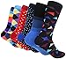 Marino Mens Dress Socks - Fun Colorful Socks for Men - Cotton Funky Socks - 6 Pack - Cool Collection - 13-15
