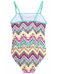 Sociala Trajes de baño para niña con flecos tribales de una pieza 3-14T