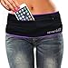 SevenBlu HIP - Fashion Money Belt / Extra Pocket / Running Belt - World's Best Stylish Travel Wallet or Mini Purse - with ZIPper - Fits iPhone 6 Plus - Your Smartphone Pocket (Purple XXL)