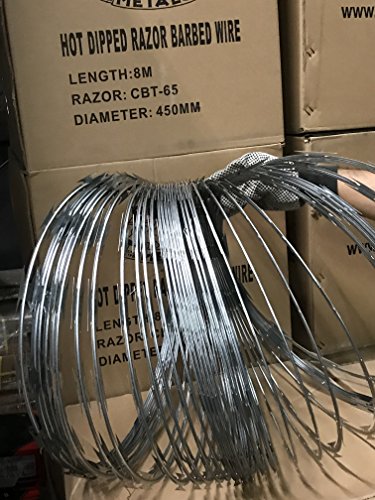 Bobco Metals 1 Pack Razor Wire - CBT 65-33 Loops by Bobco Metals