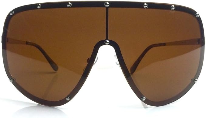 designer shield sunglasses