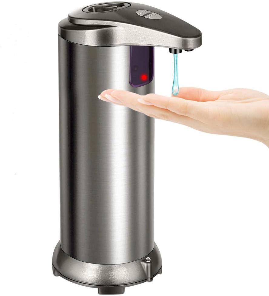 Stainless Auto Handsfree Sensor Touchless Soap Dispenser Infrared IR