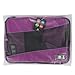 BAGSMART Travel Packing Cubes 3 Sets Luggage Packing Organizer for Carry-on Accessories, Purple