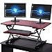 Deskrelief-002- Height Adjustable Standing Desk Riser,  Dual Monitor Setups , Made For Smooth Workstation, Great Quality No Assembly Needed
