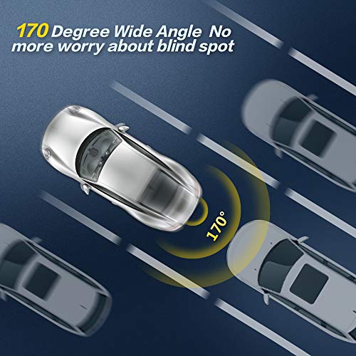 Backup Camera, Esky Upgrade Version Car Rear View Reversing Camera with 170° Perfect View Angle Design 7 IR LED Lights Night Vision IP68 Waterproof Universal Car Backing Camera Guide Lines ON/Off - Thumbnail 3
