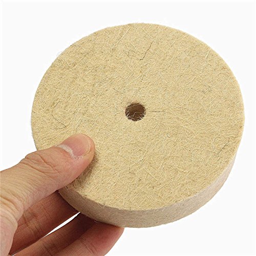 Wool Roving - 1pc 4inch Polishing Buffing Grinding Wheel Wool Felt Polisher Disc Pad 100mmx25mm Polisher Pads 4 Inch