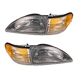 QP F2061/2/3/4-a Ford Mustang excludes Cobra Passenger/Driver Lamp Assembly Headlight 4-pc Set