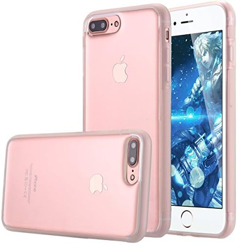 Anti-Gravity Selfie Case for iPhone 7 Plus 5.5 inch, Hands Free Nano Suction Stick to Glass, Tile, Car GPS, Most Smooth Surface (iP7 Plus 5.5 Clear)
