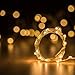 String Lights Dimmable, Oak Leaf 19.7ft 60 LED 8 Modes Fairy Lights Battery-Operated Firefly String Lights Flexible with Remote Cotrol,Waterproof Design,Warm White for Wedding Party Thanksgiving Decor