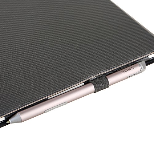 KuRoKo Case for Sony DPT-RP1 Digital Paper,Folio Premium PU Leather Flip case for Sony DPT-RP1/B Digital Paper (Black(B)) - Thumbnail 6