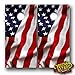 Clown Lizard Graphics CL0069 American Flag Waving Cornhole Laminated Decal Wrap Skin Set of 2 Choose Your Size