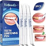 Teeth Whitening Pen(3 Pack), Safe 35% Carbamide Peroxide Gel, 20+ Uses, Effective, Painless, No Sensitivity, Travel-Friendly, Easy to Use, Beautiful White Smile, Natural Mint Flavor