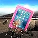 Kidspr Protective Case with Built-in Screen Protector for Apple iPad 2/3/4 - Camouflage Pink