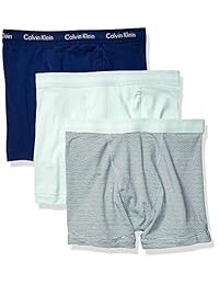 Bóxer Calvin Klein, para hombre, de algodón, elásticos (3 unidades)