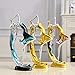 H&W Graceful Dance Movements, Beautiful Dancer Statue, Colorful, Best Gift for Girl, Home Decoration, Desk Ornament(HH8-D2)