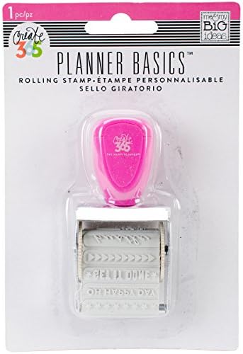 me & my BIG ideas Create 365 Happy Planner Rolling Stamp, Multi-Colour, 10.16 x 14.6 x 3.17 cm