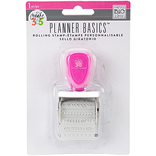 me & my BIG ideas Create 365 Happy Planner Rolling Stamp, Multi-Colour, 10.16 x 14.6 x 3.17 cm